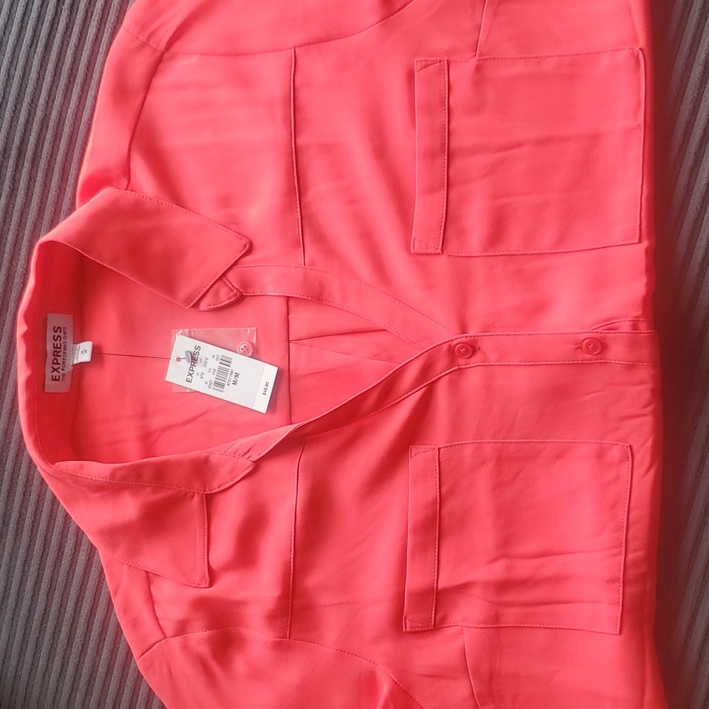 Express long sleeve portofino blouse